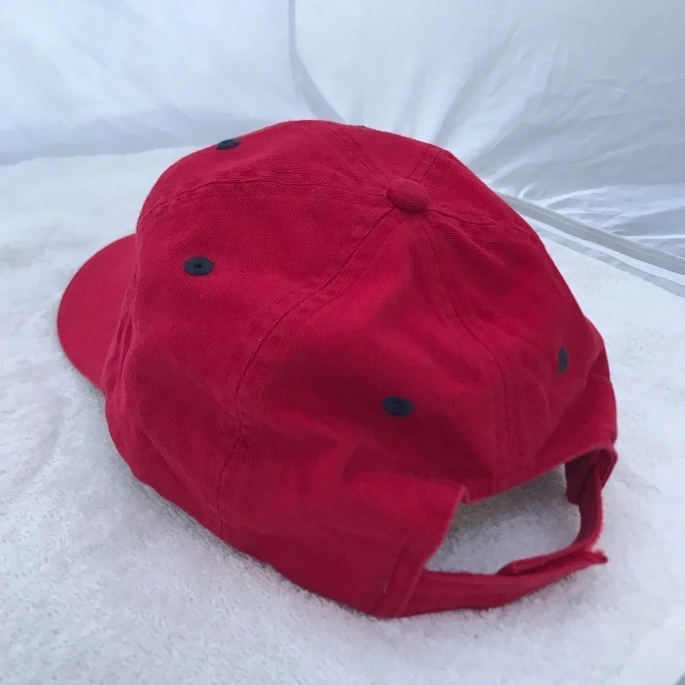 Marco Destin for Fort Meyers Beach Florida AmFlag Adjustable Red Baseball Cap
